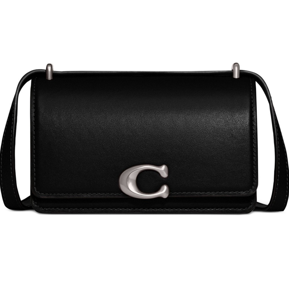 Coach Black Crossbody Bag with Silver Hardware